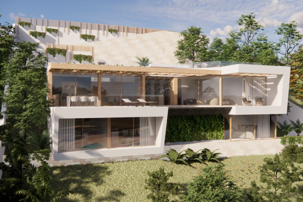 Exklusives Projekt einer Villa mit Meerblick in Costa de la Calma