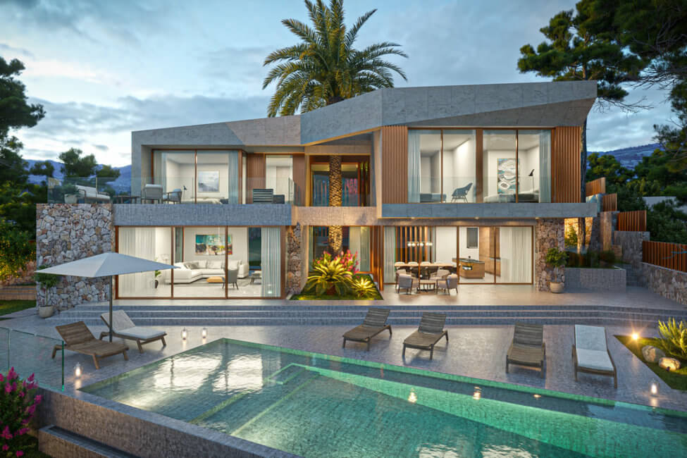 Great building plot with project of a villa in Costa de la Calma