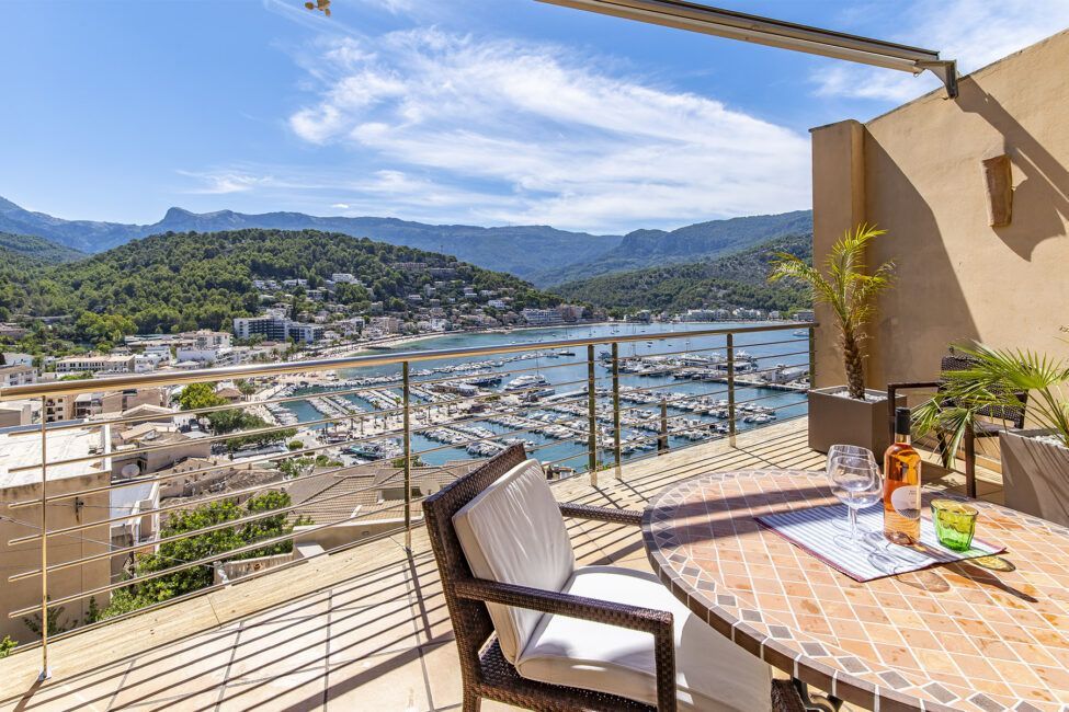 Einmalige Villa mit traumhaftem Meer- und Hafenblick in Puerto de Sóller