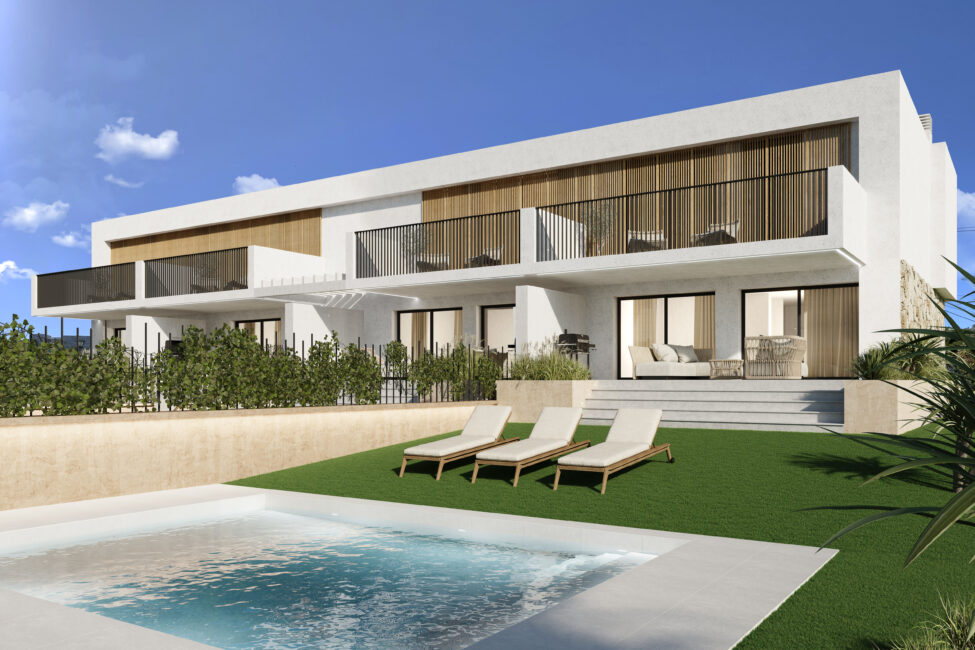 Energieeffizientes Neubau-Reihenhaus in ruhiger Lage und Strandnähe in Puerto Alcúdia