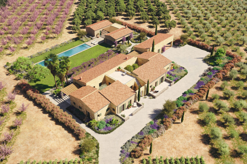Sensationelle Neubau-Finca mit Pool in Campos