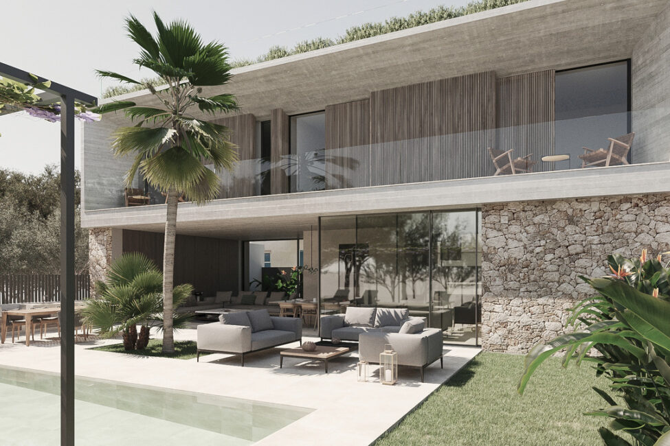 Einzigartige Neubau-Villa mit Pool in Palma