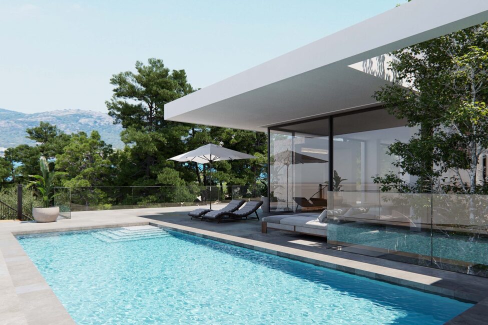 Attractive Plot with views of the harbor in Santa Ponsa